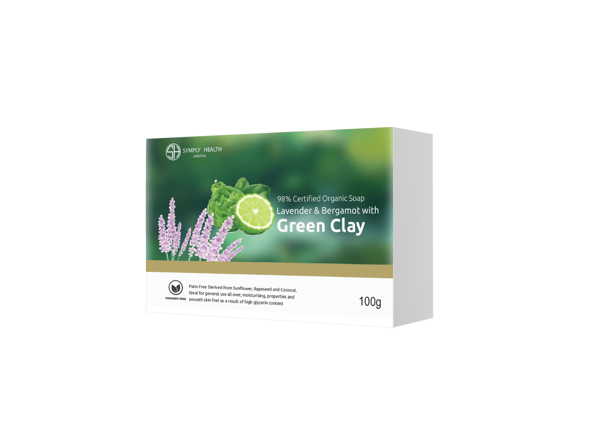 Lavender & Bergamot with Green Clay Soap